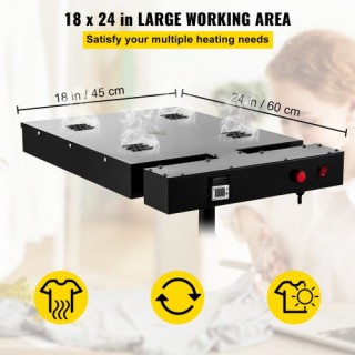 VEVOR Συσκευή Μεταξοτυπίας 18x24 Ίντσες με Οθόνη Θερμοκρασίας 18*... VEVOR Συσκευή Μεταξοτυπίας 18x24 Ίντσες με Οθόνη Θερμοκρασίας 18*...