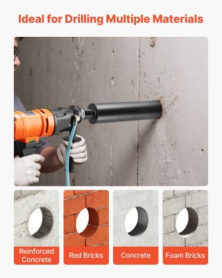 VEVOR Πυρήνας Διάτρησης 89mm, 356mm Βάθος, 1-1/4 in-7 Σπείρωμα, Δια... VEVOR Πυρήνας Διάτρησης 89mm, 356mm Βάθος, 1-1/4 in-7 Σπείρωμα, Δια...