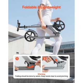 VEVOR Πατίνι για Παιδιά 8 ετών και άνω, Δίτροχο με Ρυθμιζόμενο Τιμό...