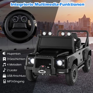 Costway Ηλεκτρικό Αυτοκίνητο Παιδικό Land Rover Defender με Τηλεχει... Costway Ηλεκτρικό Αυτοκίνητο Παιδικό Land Rover Defender με Τηλεχει...
