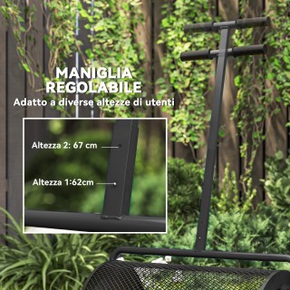 Outsunny Μεταλλικός Διασκορπιστής Λιπάσματος 75L με Ρυθμιζόμενη Λαβ... Outsunny Μεταλλικός Διασκορπιστής Λιπάσματος 75L με Ρυθμιζόμενη Λαβ...