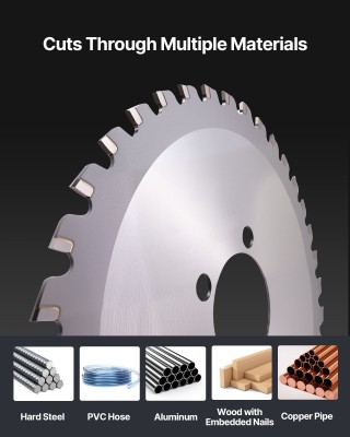 VEVOR Κορυφαία Λεπίδα Κοπής Οπλισμού 140 mm, Οπή 34 mm GJQDJDP11G14...