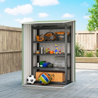 Outsunny Κατασκευασμένο Σπιτάκι Κήπου για Εργαλεία από Γαλβανισμένο...