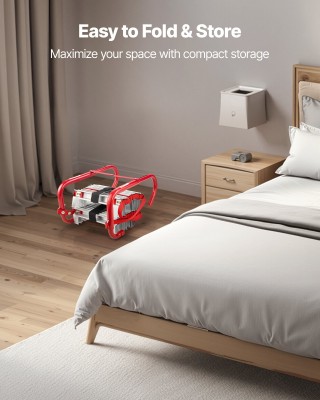 VEVOR Πτυσσόμενη Σκάλα Διαφυγής Έκτακτης Ανάγκης 2 Ορόφων 13FT XFTS...