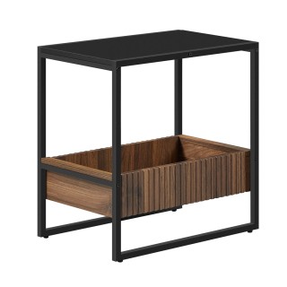 Βοηθητικό Τραπεζάκι 55x35x55cm Μαύρο LET820B43 VASAGLE