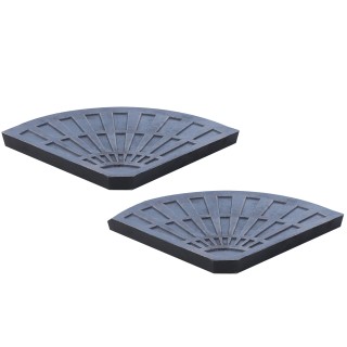 Outsunny Σετ 2 Βάρη για Ομπρέλα με Βάση Σταυρού 28 κιλών με Σχεδιασ... Outsunny Σετ 2 Βάρη για Ομπρέλα με Βάση Σταυρού 28 κιλών με Σχεδιασ...