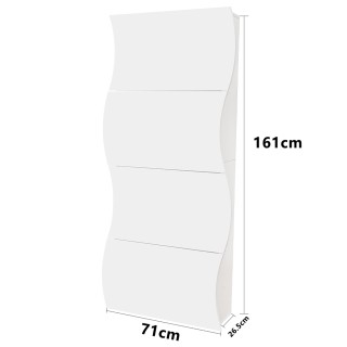 Shally Dogan Παπουτσοθήκη Εισόδου σε Γυαλιστερό Ξύλο ONDE 4 Πόρτες... Shally Dogan Παπουτσοθήκη Εισόδου σε Γυαλιστερό Ξύλο ONDE 4 Πόρτες...