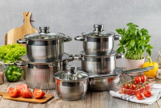 Edenberg Σετ Μαγειρικών Σκευών 12 Τεμαχίων για Επαγωγικές και Αέριε...