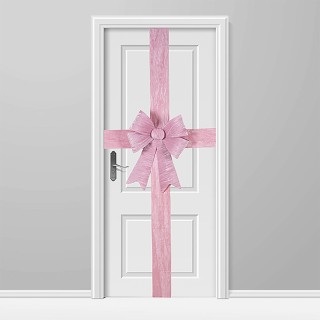 BAKAJI Ροζ Χριστουγεννιάτικος Φιόγκος Διακόσμηση Πόρτας 49x52cm Χρ... BAKAJI Ροζ Χριστουγεννιάτικος Φιόγκος Διακόσμηση Πόρτας 49x52cm Χρ...