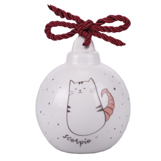 Villa dEste Home Κεραμική Χριστουγεννιάτικη Μπάλα Οροσκόπιο Σκορπιό...