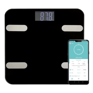 Kooper Ζυγαριά μπάνιου από γυαλί με ανάλυση σώματος, σύνδεση σε συσ... Kooper Ζυγαριά μπάνιου από γυαλί με ανάλυση σώματος, σύνδεση σε συσ...