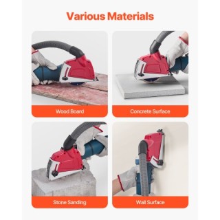 VEVOR Προστατευτικό Κοπής για Γωνιακούς Τροχούς 4-5 ιντσών με 6 Ροδ...