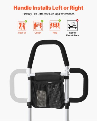 VEVOR Ρυθμιζόμενη Λαβή Κρεβατιού για Ηλικιωμένους, Ανθεκτική έως 13... VEVOR Ρυθμιζόμενη Λαβή Κρεβατιού για Ηλικιωμένους, Ανθεκτική έως 13...