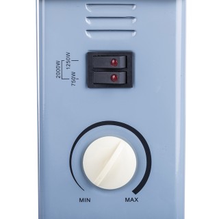 Kooper Θερμοπομπός με 3 επίπεδα ισχύος: 750/1250/2000 W σε χρώμα γα...