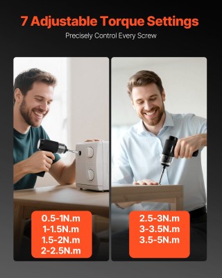 VEVOR Ασύρματο Ηλεκτρικό Κατσαβίδι με 32 Μύτες και LED Φωτισμό DDLS... VEVOR Ασύρματο Ηλεκτρικό Κατσαβίδι με 32 Μύτες και LED Φωτισμό DDLS...