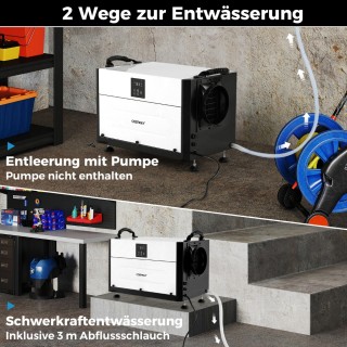 Costway Αφυγραντήρας 3 Λειτουργιών με 24ωρο Χρονοδιακόπτη, Βιομηχαν...