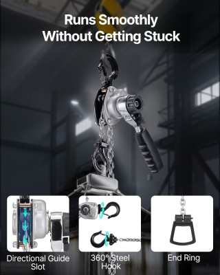 VEVOR Εργαλειομηχανή Χειροκίνητη Αλυσίδας, 500KG Ικανότητα Φόρτωσης... VEVOR Εργαλειομηχανή Χειροκίνητη Αλυσίδας, 500KG Ικανότητα Φόρτωσης...