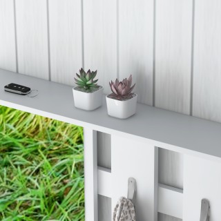 Σετ επίπλων εισόδου HOMCOM με κρεμάστρα, καθρέφτη, πάγκο με μαξιλάρ...