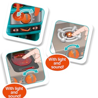 BAKAJI Παιδική Κουζίνα Παιχνίδι με Φώτα και Ήχους 34 Αξεσουάρ Παιχ... BAKAJI Παιδική Κουζίνα Παιχνίδι με Φώτα και Ήχους 34 Αξεσουάρ Παιχ...