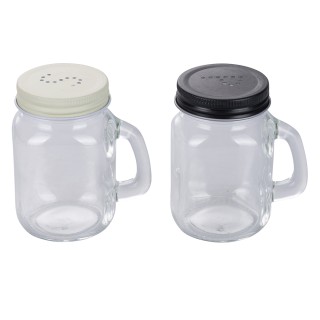 Galileo Σετ Αλατιέρα και Πιπεριέρα από Γυαλί με Λαβή και Καπάκι SCh... Galileo Σετ Αλατιέρα και Πιπεριέρα από Γυαλί με Λαβή και Καπάκι SCh...