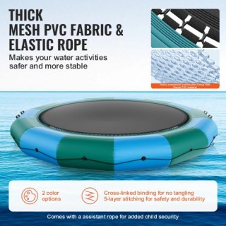 VEVOR Φουσκωτό Τραμπολίνο Νερού 15ft για Πισίνα/Λίμνη BTKSSBCLLS15V... VEVOR Φουσκωτό Τραμπολίνο Νερού 15ft για Πισίνα/Λίμνη BTKSSBCLLS15V...
