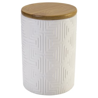 Villa DEste  Σετ 3 βαζάκια 750 ml από κεραμικό υλικό με καπάκι από ...