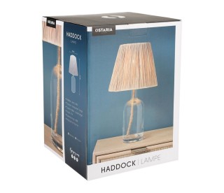 Ostaria Λάμπα γυάλινη με σχοινί Haddock h40 Φυσικό χρώμα -37515 Ostaria Λάμπα γυάλινη με σχοινί Haddock h40 Φυσικό χρώμα -37515
