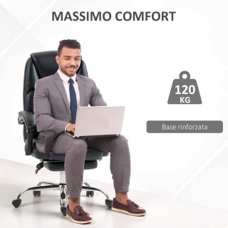 HOMCOM Περιστρεφόμενη Καρέκλα Γραφείου με Ανακλινόμενη Πλάτη και Απ... HOMCOM Περιστρεφόμενη Καρέκλα Γραφείου με Ανακλινόμενη Πλάτη και Απ...