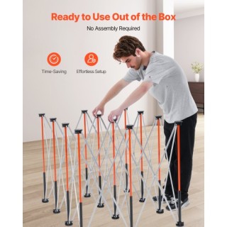 VEVOR Φορητή Πτυσσόμενη Εργαλειοθήκη 1865 x 1261 mm 2041 kg BXSGZTP...