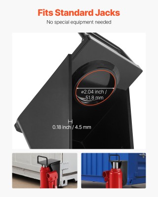 VEVOR Γρύλος Αποθήκευσης Εμπορευματοκιβωτίου με Χειρολαβή, Ανθεκτικ...