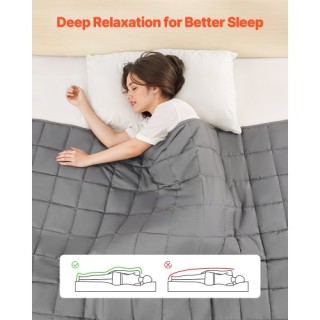 VEVOR Βαρύ Κουβέρτα 25lb 60 x 80 Queen Size Δροσερή Αναπνεύσιμη JZM... VEVOR Βαρύ Κουβέρτα 25lb 60 x 80 Queen Size Δροσερή Αναπνεύσιμη JZM...