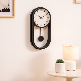 Atmosphera Επιτοίχιο Εκκρεμές Ρολόι Anton Μαύρο, 39x20 εκ. 205616 Atmosphera Επιτοίχιο Εκκρεμές Ρολόι Anton Μαύρο, 39x20 εκ. 205616