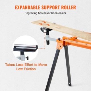 VEVOR Βάση Πριονιού 79in με Βραχίονες & Ράγα 330lbs  RZXXQJ79330LB8...