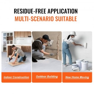 VEVOR Προστατευτική Μεμβράνη Χαλιού 39 x 100 Εύκολη Κοπή  XWFBBHMBS...