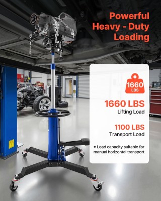 VEVOR Υδραυλικός Γρύλος Μετάδοσης, Χωρητικότητα Ανύψωσης 0.75 Τόνου...