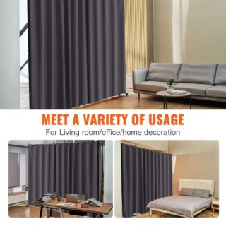 VEVOR Φορητό Διαχωριστικό Δωματίου 308.5 x 45 x 245.5 cm με Ρόδες Γ...