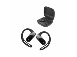 SWISSTEN Ακουστικά Bluetooth για Τρέξιμο Open Ear, Μαύρο 8595217494381