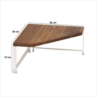 5FIVE Simply smart Γωνιακό Ράφι από Ξύλο Ακακίας και Μεταλλικό Πλαί... 5FIVE Simply smart Γωνιακό Ράφι από Ξύλο Ακακίας και Μεταλλικό Πλαί...