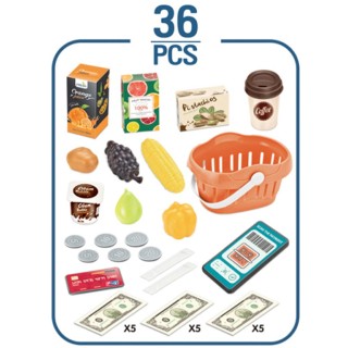 BAKAJI Ταμειακή Μηχανή Παιχνίδι για Παιδιά με Φώτα και Ήχους με Σαρ...