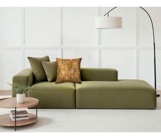 Ostaria Μαξιλαροθήκη Πρόσωπο Μουσταρδί Μαξιλαροθήκη Τετράγωνη Πρόσω...