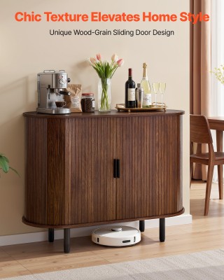 VEVOR Ντουλάπι Καφέ, Με Συρόμενες Πόρτες, 100 x 40 x 75 cm, Καρυδι... VEVOR Ντουλάπι Καφέ, Με Συρόμενες Πόρτες, 100 x 40 x 75 cm, Καρυδι...