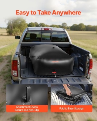 VEVOR Σακούλα Νερού 1000L, Φορητή & Αναδιπλούμενη, Ανθεκτική PVC 10...