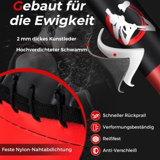 Costway 178 εκ Ελεύθερα Στεκόμενος Σάκος Πυγμαχίας με Γεμιζόμενη Βε...