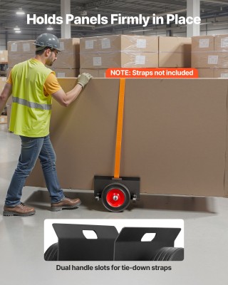 VEVOR Ρυθμιζόμενο Καρότσι  για Πάνελ, 453.6 kg Φορτίο, Μαύρο BLTCHJ...
