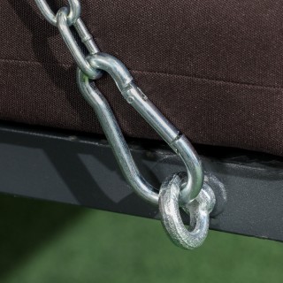 Outsunny Κούνια Κήπου 3 Θέσεων με Μαξιλάρια, Καθιστικό Chaise Longu... Outsunny Κούνια Κήπου 3 Θέσεων με Μαξιλάρια, Καθιστικό Chaise Longu...