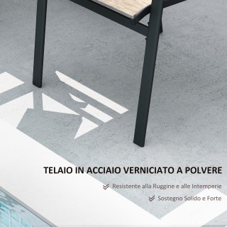 Outsunny Διθέσιος Κήπου με Μπράτσα, Ψηλή Πλάτη και Κεντρικό Χαμηλό ... Outsunny Διθέσιος Κήπου με Μπράτσα, Ψηλή Πλάτη και Κεντρικό Χαμηλό ...