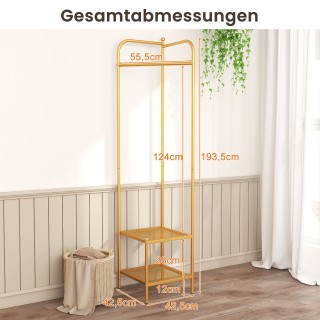 Costway Επιδαπέδιος Μεταλλικός Καλόγερος με Άγκιστρο στο Πάνω Μέρος... Costway Επιδαπέδιος Μεταλλικός Καλόγερος με Άγκιστρο στο Πάνω Μέρος...