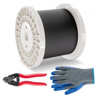 VEVOR Καλώδιο Ανοξείδωτο T316 1/8 7x7 500 ft για Κάγκελα FHGSSFH31... VEVOR Καλώδιο Ανοξείδωτο T316 1/8 7x7 500 ft για Κάγκελα FHGSSFH31...