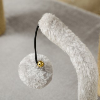 PawHut Δέντρο Γάτας με Ονυχοδρόμιο από Γιούτα, Κρεβάτι και Μπαλάκια...