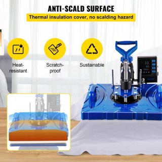 VEVOR Πρέσα Θερμότητας 12x15 1000W 6 σε 1 Μηχανή Μεταφοράς Σχέδιων ... VEVOR Πρέσα Θερμότητας 12x15 1000W 6 σε 1 Μηχανή Μεταφοράς Σχέδιων ...